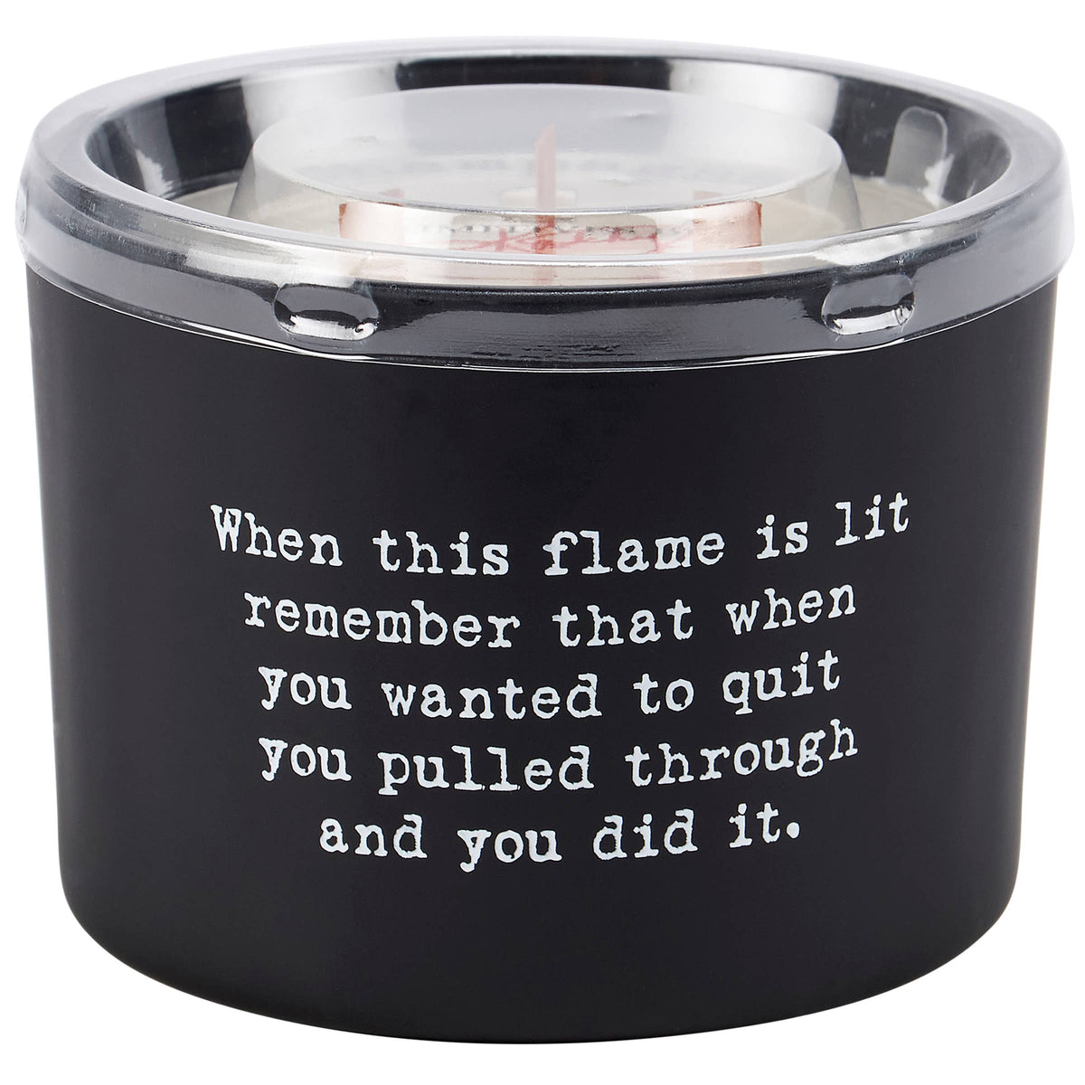 You Did It Poetry Candle