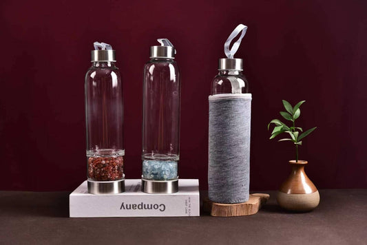 Citrine Crystal Tumble Water Bottle