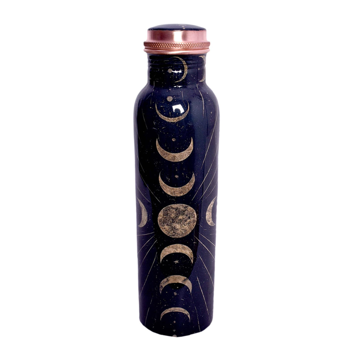 Copper Water Bottle - Lunar Cycle 32oz